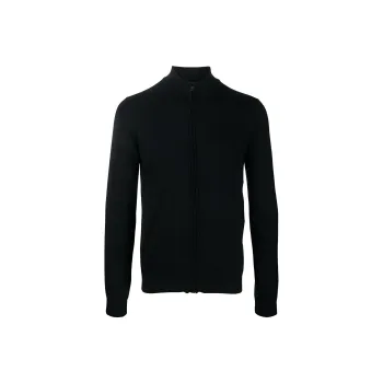 HUGO BOSS Zip Up Knitted Cardigan