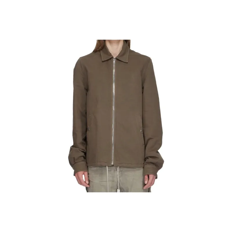 Rick Owens DRKSHDW Long Sleeved Zip Up Jacket-0