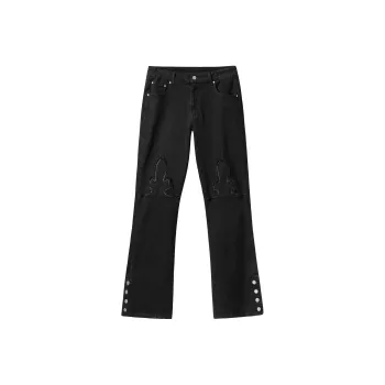 PILOTDRAGON Bootcut Jeans Unisex Black