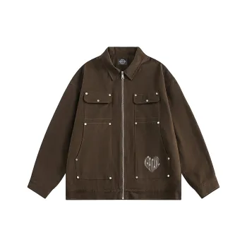 MEIPIN TANG Jackets Coats Unisex Brown