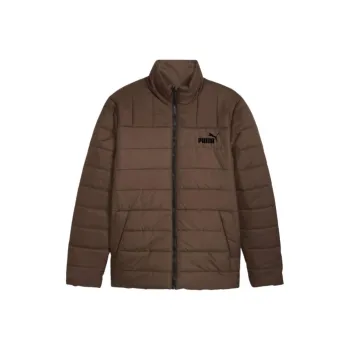 PUMA ESS+Outerwear SS25 Jackets & Coats Men's Dark Coffee Brown