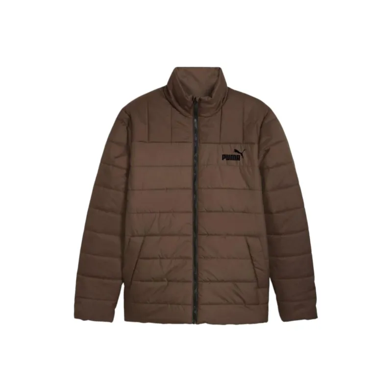 PUMA ESS+Outerwear SS25 Jackets & Coats Men's Dark Coffee Brown-0