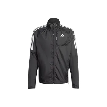Adidas Own The Run3 Stripes Jacket Men's Black