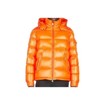 Moncler Maya Down Jacket Men's Bright Orange