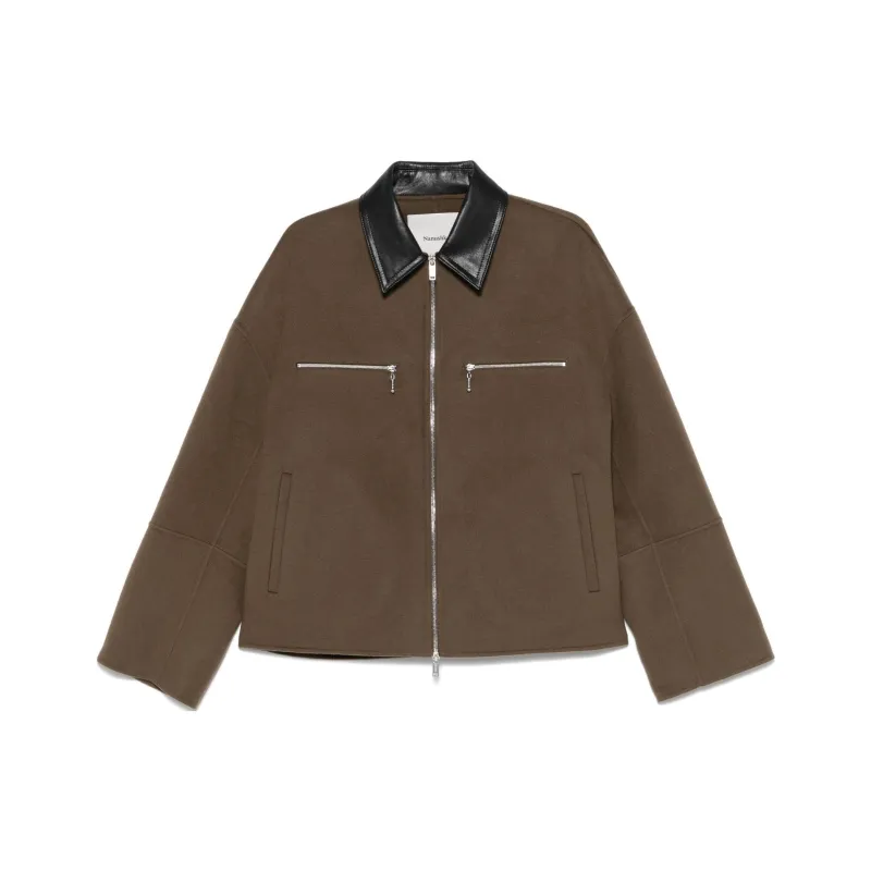 NANUSHKA Felted Shirt Jacket-0