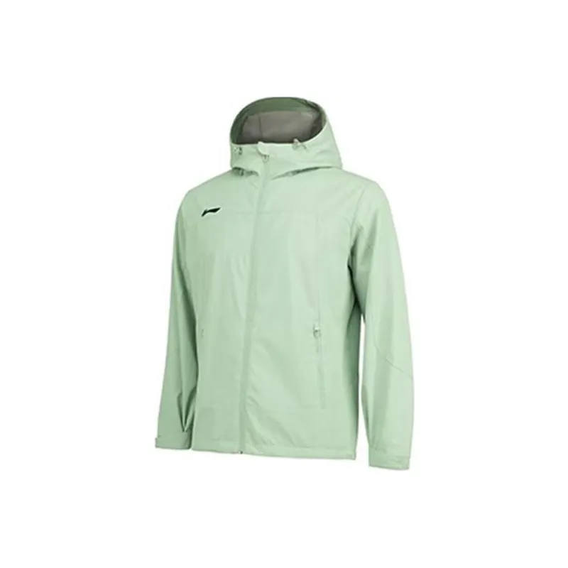 LiNing Trench Coat Men's Water Gray Green-0