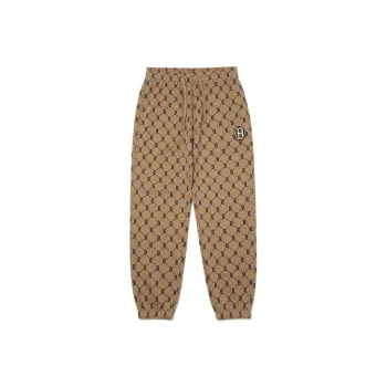 MLB Knitted Sports Pants Men's Brown