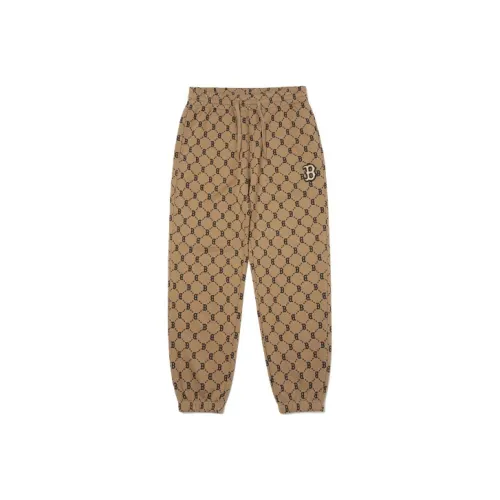MLB Knitted Sports Pants Men's Brown