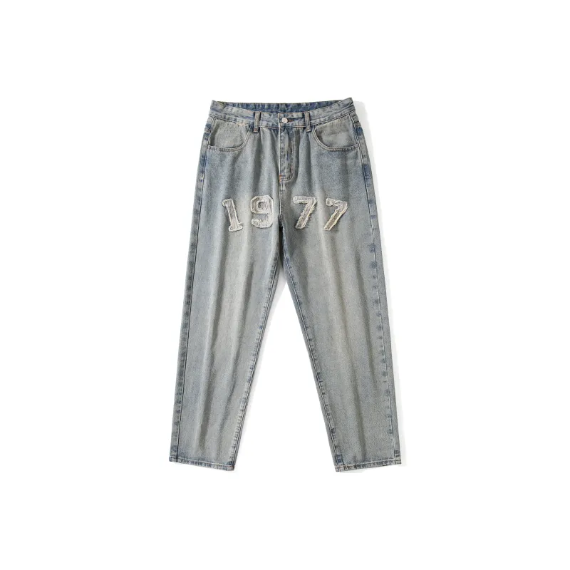 Jaslcs Straight Jeans Unisex Nostalgic Blue-0