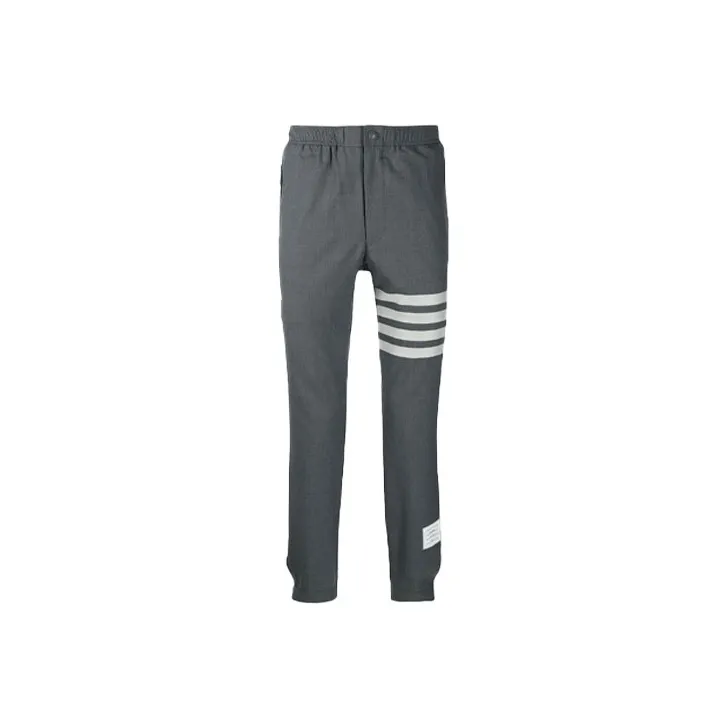 THOM BROWNE Plain Weave Suiting Track Pants-0