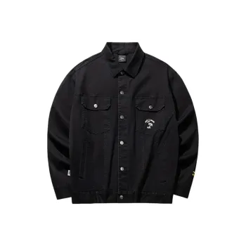 CHAOJIANTA x SNOOPY Jackets Coats Unisex Basic Black