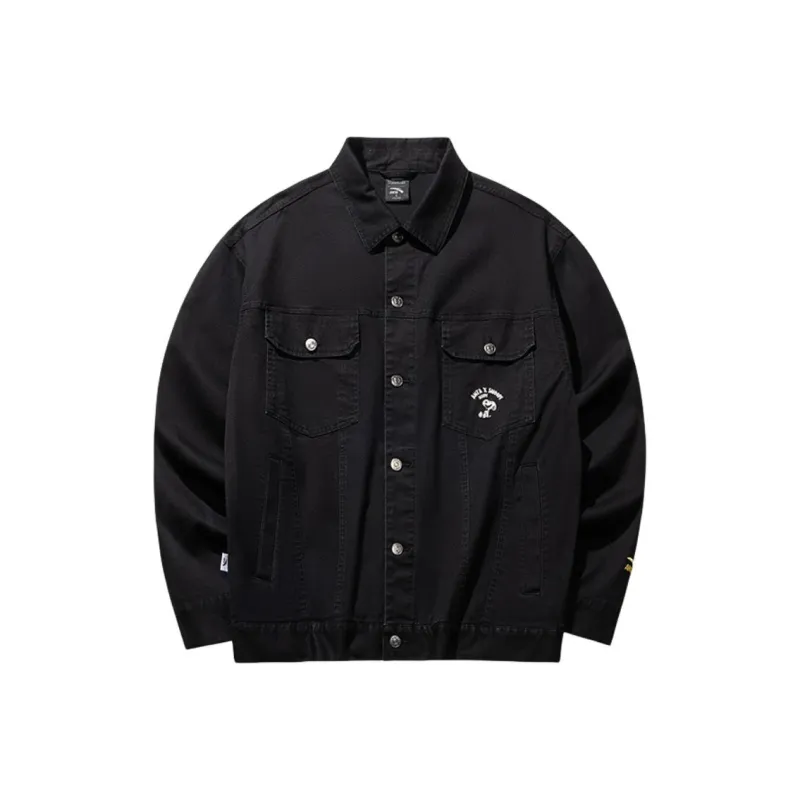 CHAOJIANTA x SNOOPY Jackets Coats Unisex Basic Black-0