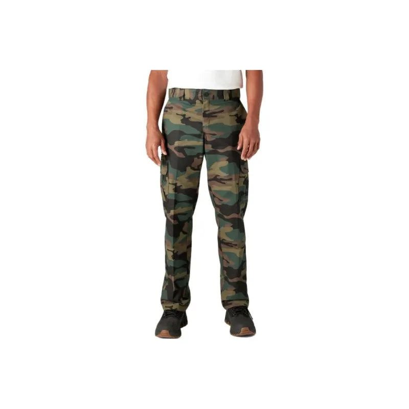 Dickies Cargo Pants Men Camouflage Green-0