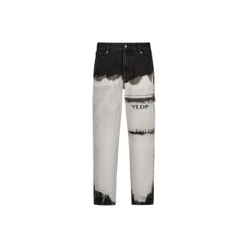 YLDP FW22 Straight Jeans Unisex Light Gray