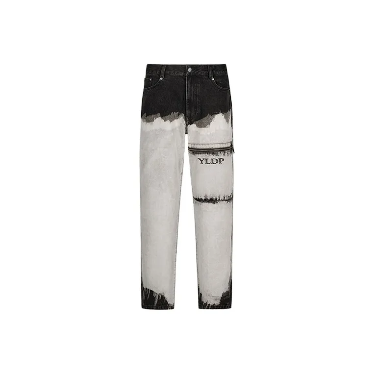 YLDP FW22 Straight Jeans Unisex Light Gray-0