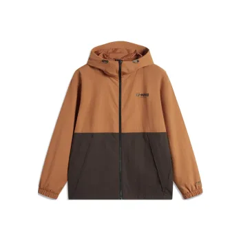 LiNing Lotus Leaf Jackets Coats Unisex Amber Brown