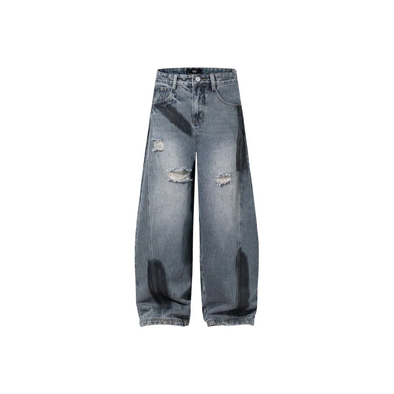 M MAICCO Jeans Unisex Color Block-0