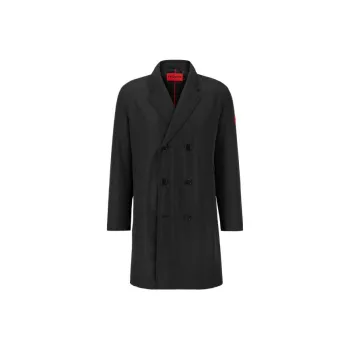 HUGO BOSS FW22 Trench Coat Men's Black