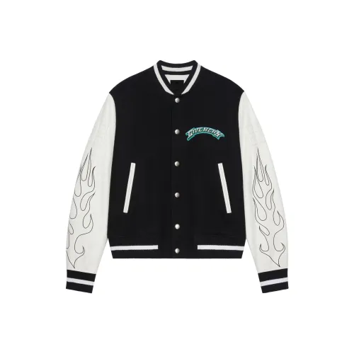 Givenchy Varsity Wool & Grained Leather