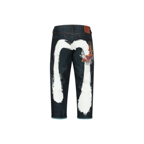 EVISU Jeans Men Denim Blue