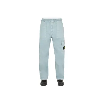 STONE ISLAND Cargo Pants Unisex Sky Blue