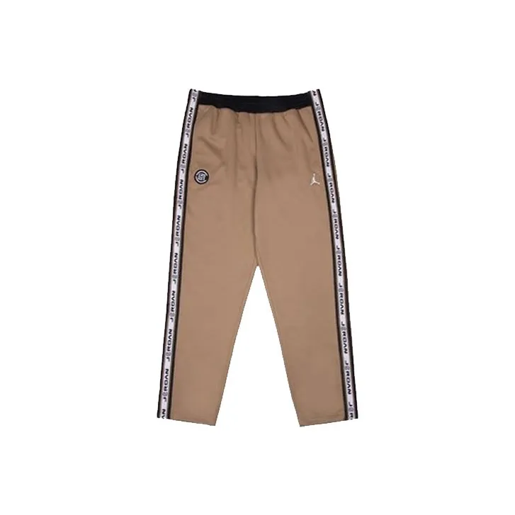 Jordan x Clot Knitted Sweatpants US Version Men's Brown-0