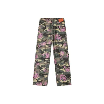 GEOFFREY B. SMALL Jeans Unisex Green Camouflage