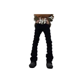 MGXEK Jeans Unisex Black