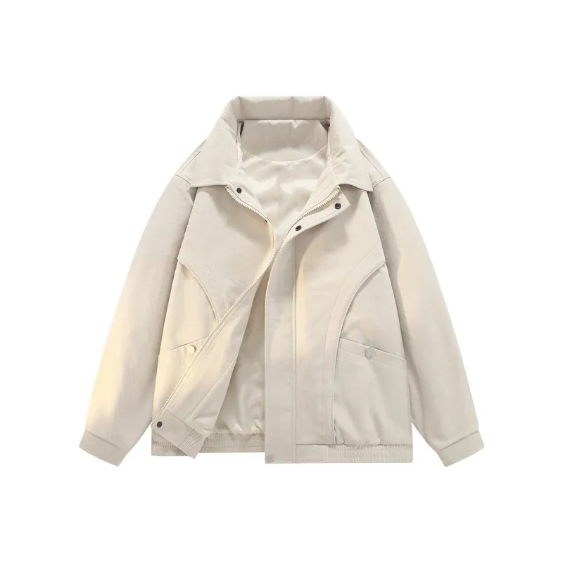 ADOONGA Jackets Coats Unisex Coffee-6