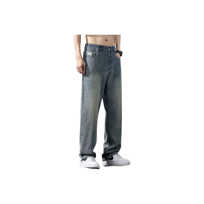 Children Of Huaxia Jeans Loose Fit Straight Fit Men's-7
