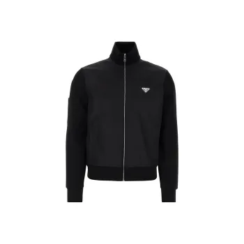 PRADA Long Sleeved Zip Up Sweatshirt