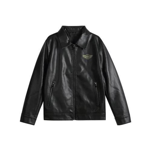 33TH Leather Jacket Unisex Black