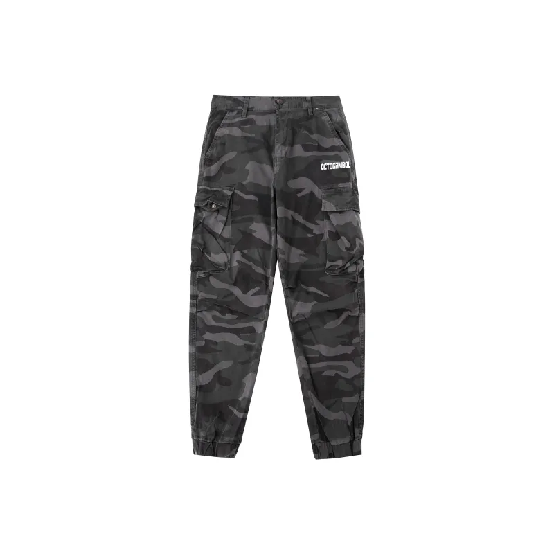 OCTO GAMBOL Casual Pants Unisex Army Green-0