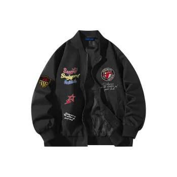 FONDLOOK Jackets Coats Unisex Gray