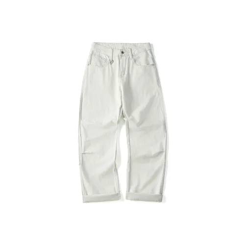 FAIRWHALE Jeans Unisex White