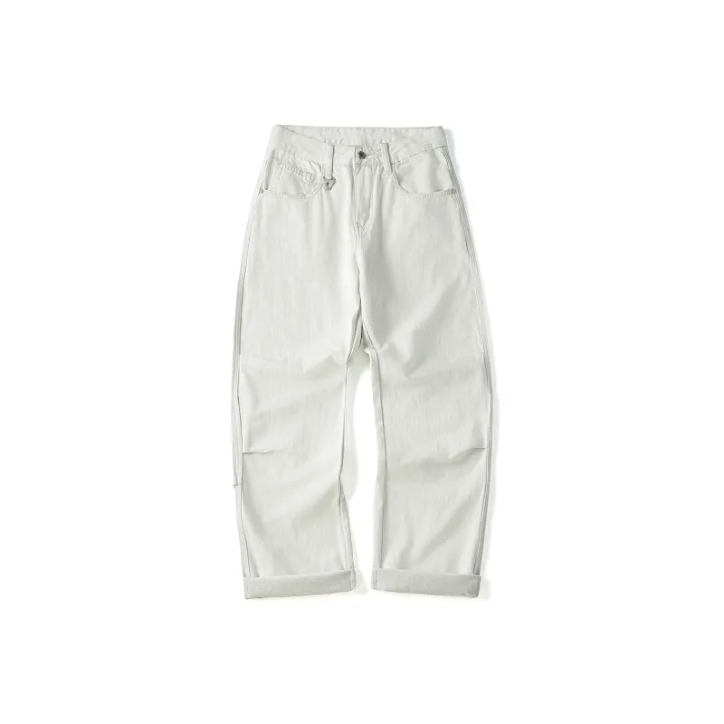 FAIRWHALE Jeans Unisex White-0