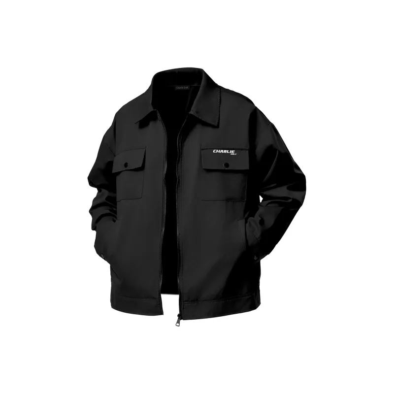 CHARLIE GOLF Jackets Coats Unisex Khaki-2