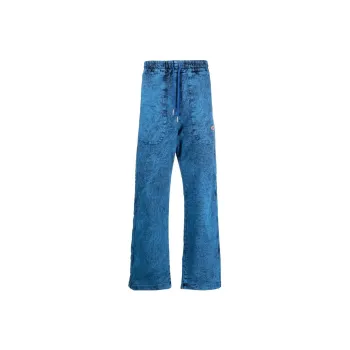 DIESEL Knitted Sweatpants Men Blue