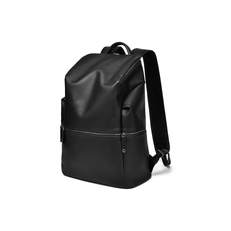 Ceion Keust Oil Wax PU Fabric Backpack Regular Unisex Multicolor-11