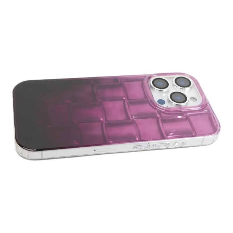 Sopi Acrylic Material Multicolor Small Block Phone Cases Compatible With IPhone 16/15 Pro Max/Apple 13/14 Pro/Max-15