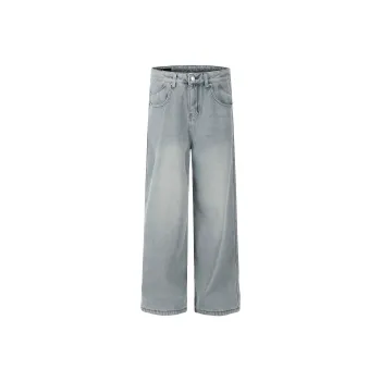 YINLEI Jeans Unisex Light Blue