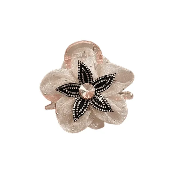 Water Jade Acrylic Hair Clips Women's-8