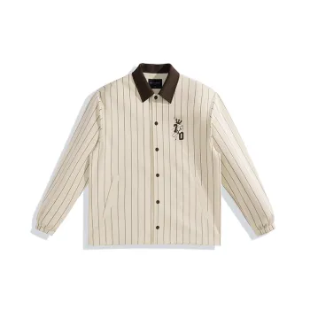 PEACEBIRD MEN Jackets Unisex White Loose Fit