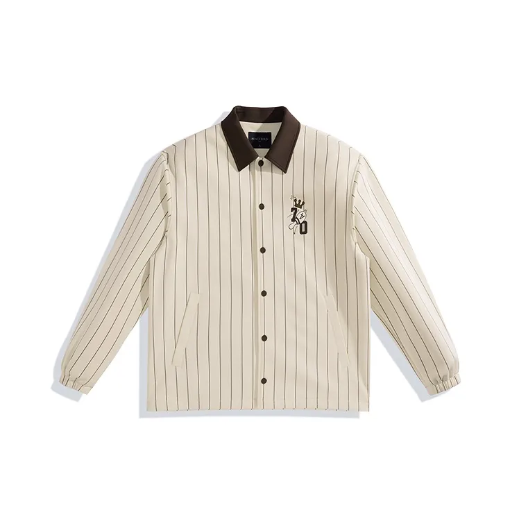 PEACEBIRD MEN Jackets Unisex White Loose Fit-0