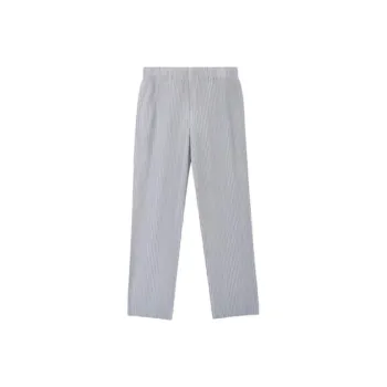 Homme Plissé Issey Miyake Casual Pants Men's Gray