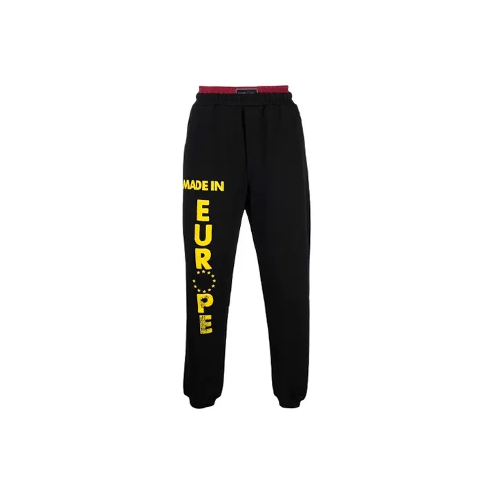 Vetements Knitted Sweatpants Unisex Black-0
