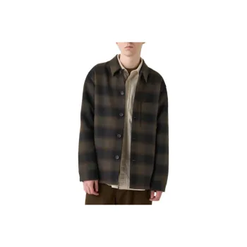 UNIQLO Jackets Coats Unisex Brown Black