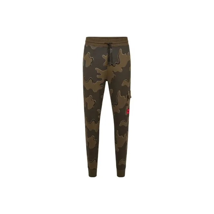 HUGO BOSS Logo Patch Drawstring Trousers-0