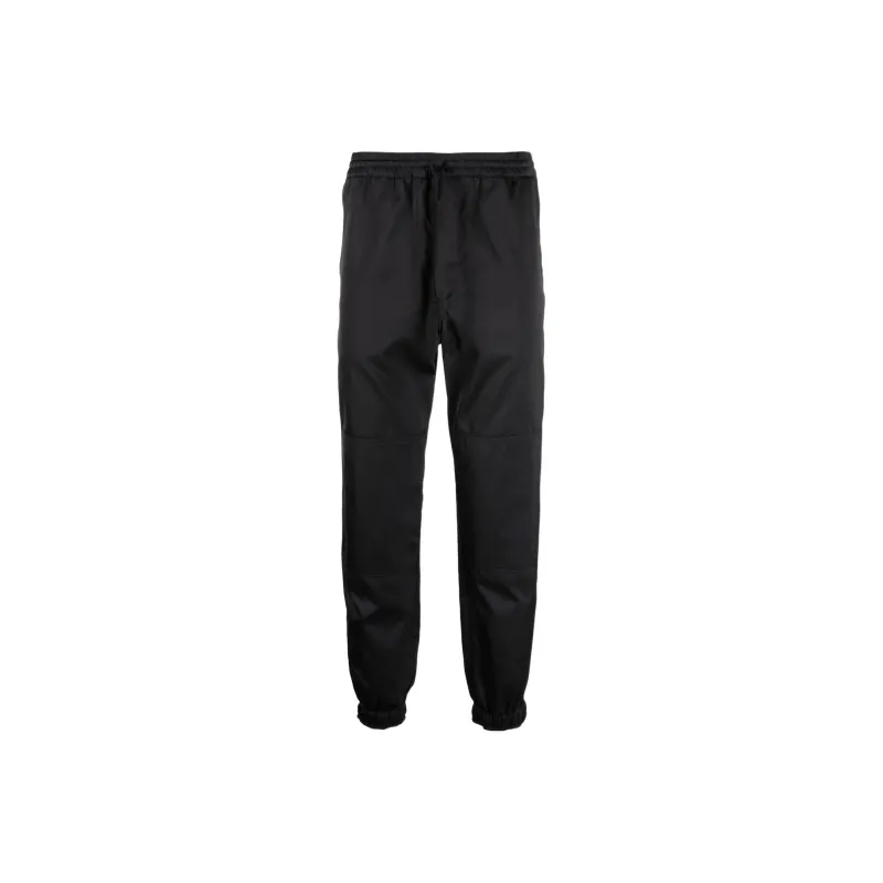 Alexander McQueen Knitted Sweatpants Men Black-0