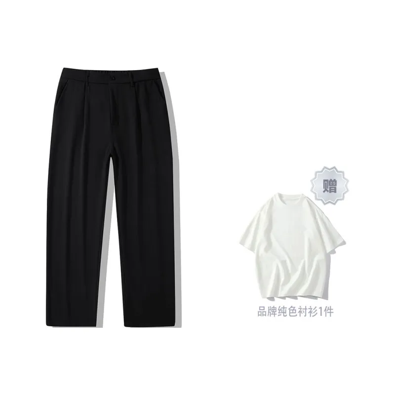 Freamve Straight Casual Pants Unisex-16